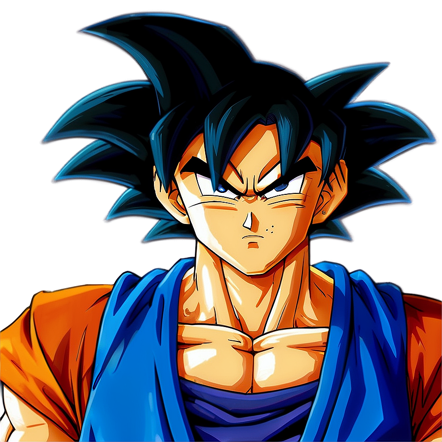 Super Saiyan Blue Goku Manga Png Wht83 PNG Image