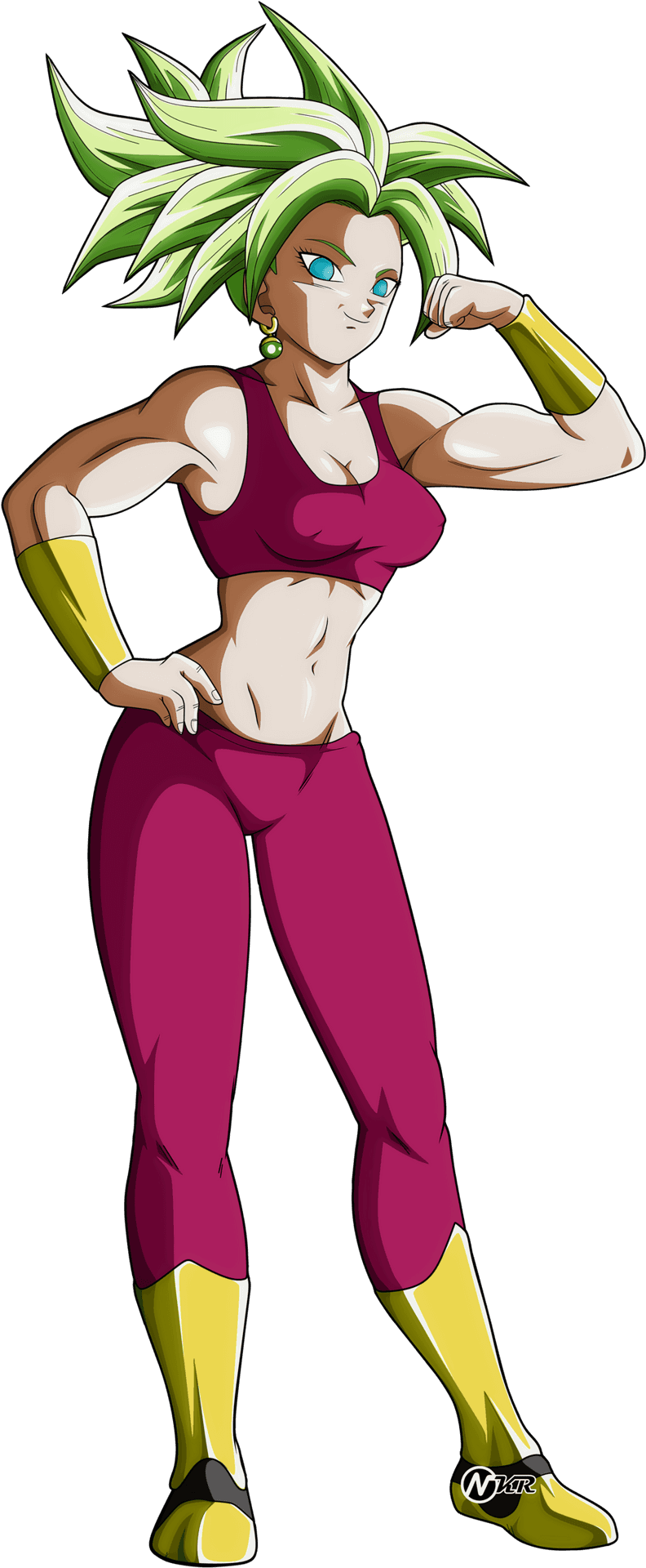 Super Saiyan Bulma Fan Art PNG Image