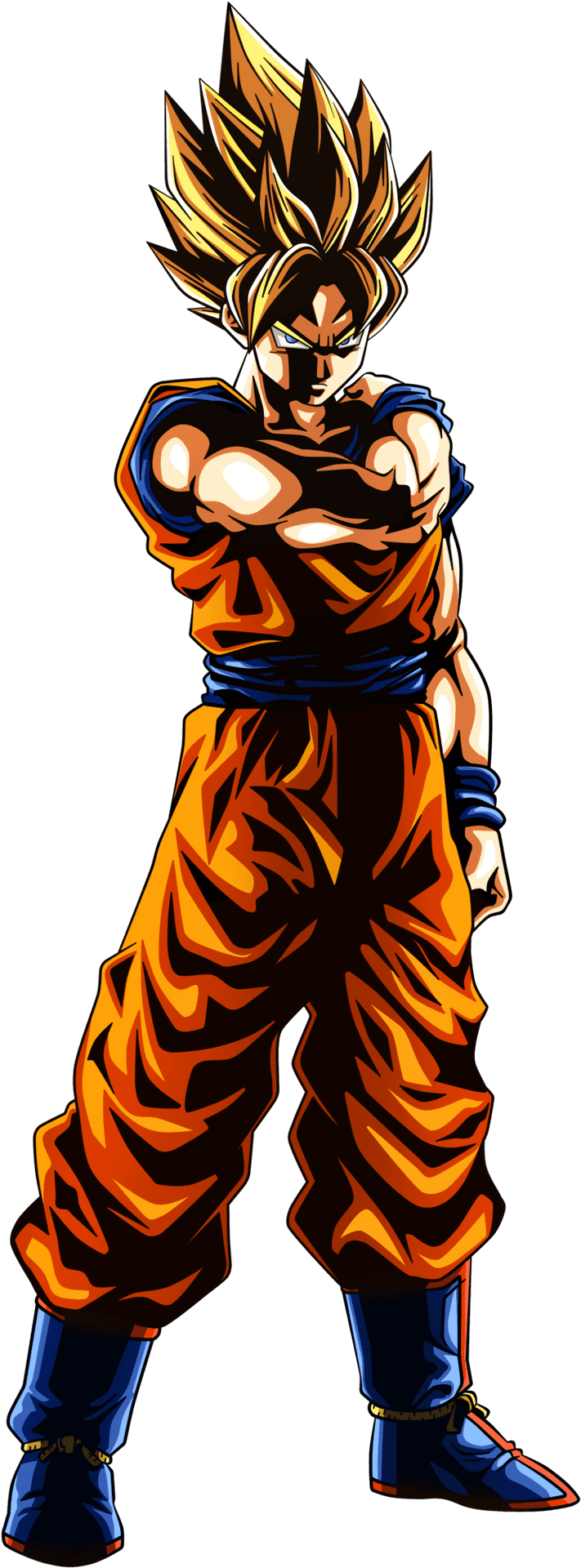 Super Saiyan Goku Pose.png PNG Image