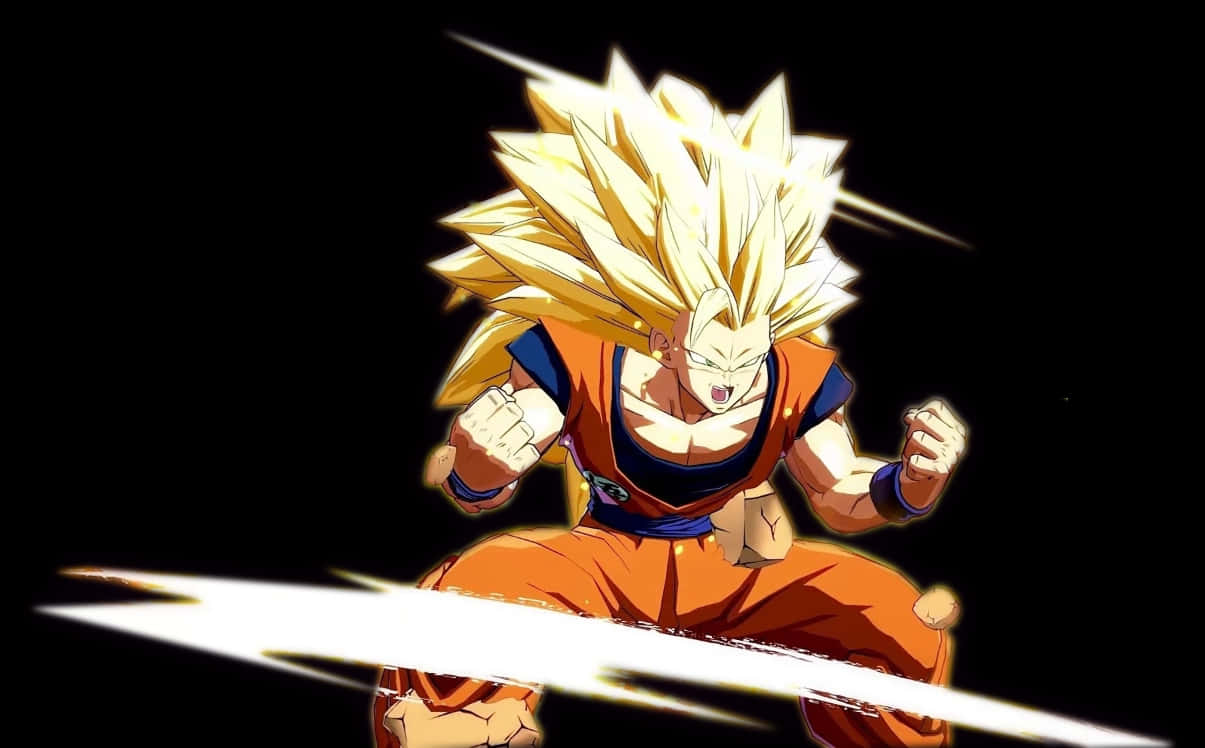 Super Saiyan Power Up PNG Image