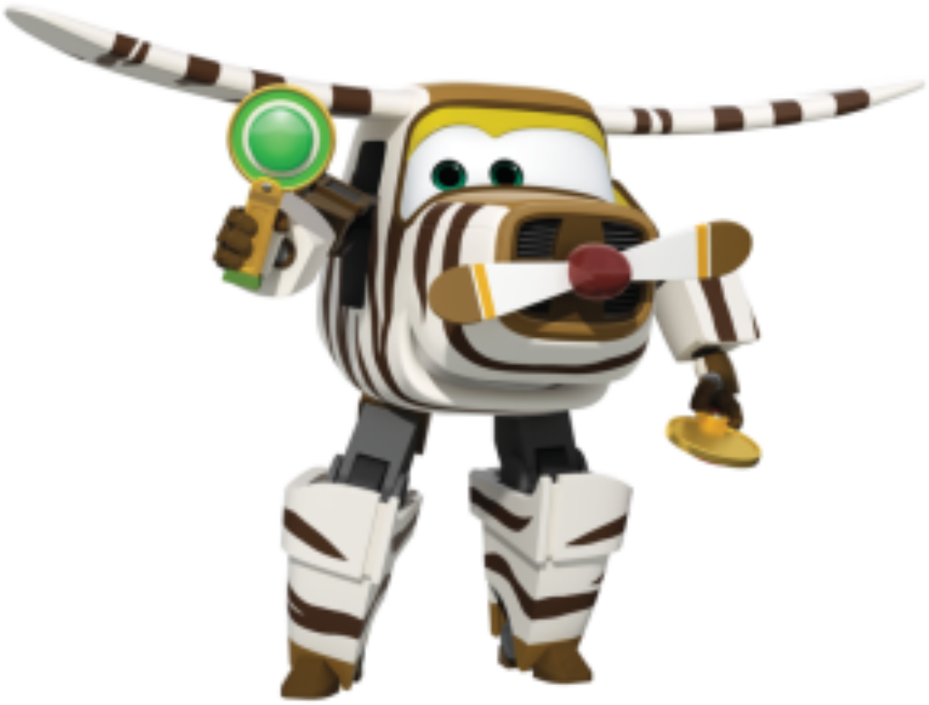 Super Wings Bello Character PNG Image