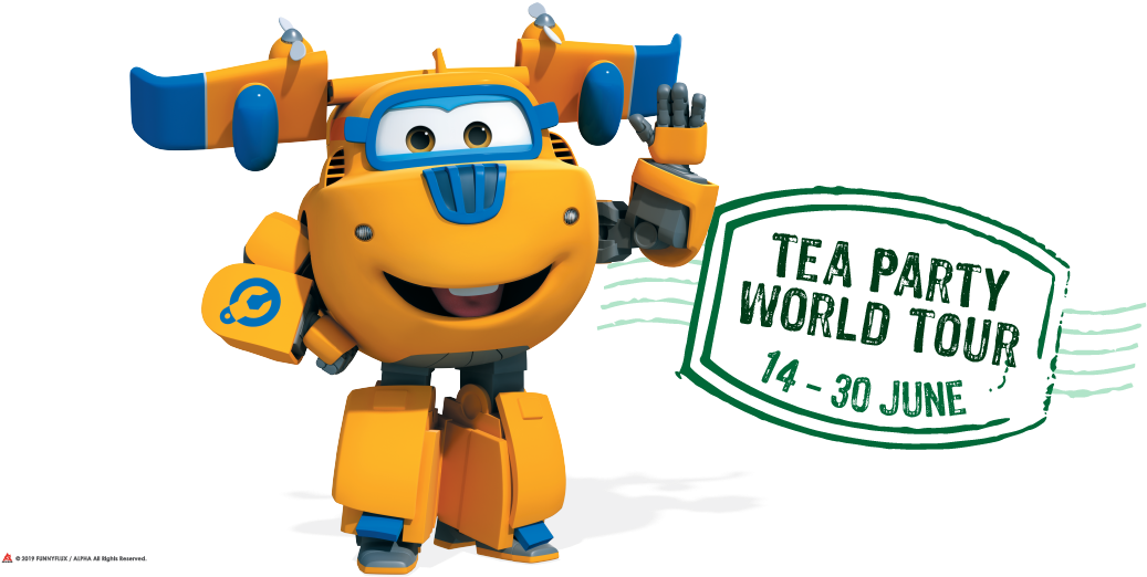 Super Wings Character Promotion PNG Image