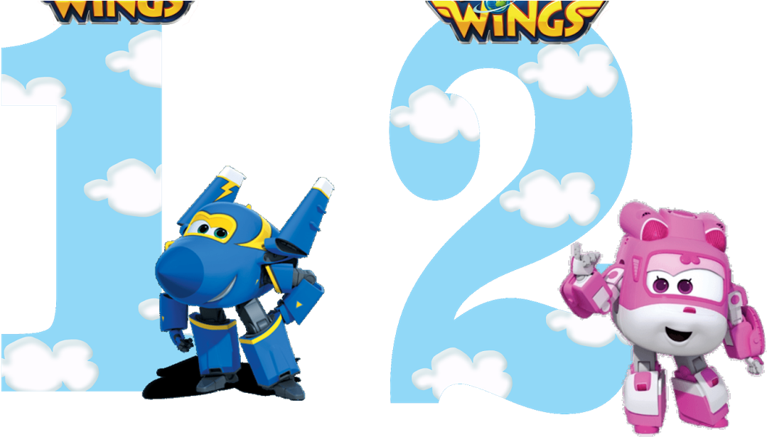 Super Wings Characters Jettand Dizzy PNG Image