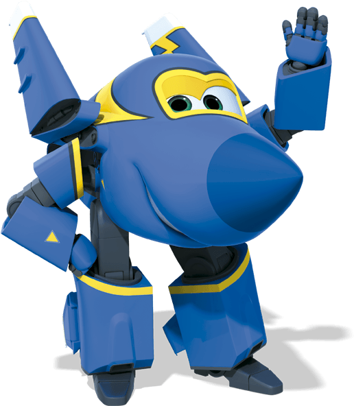 Super Wings Jerome Character Pose PNG Image