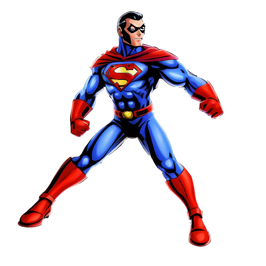 Superhero Action Drawing Png Swf56 PNG Image