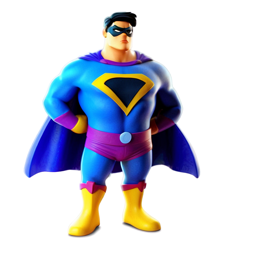 Superhero Cartoon Character Png Wyk PNG Image