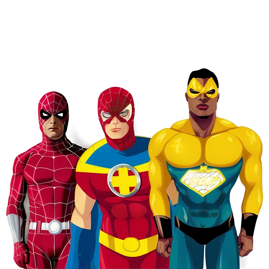 Superhero Team Png Inp32 PNG Image