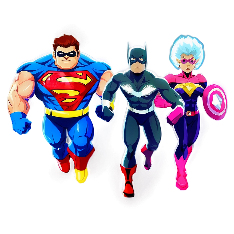 Superhero Team Png Vrd PNG Image