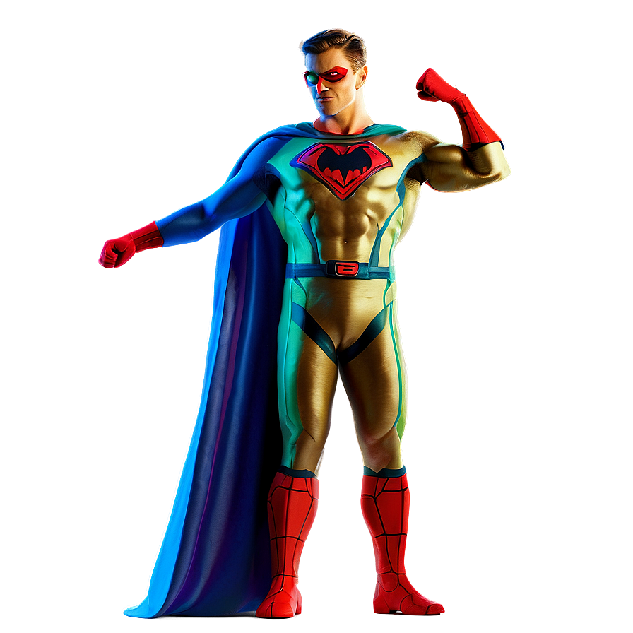 Superhero Victory Pose Png 05062024 PNG Image