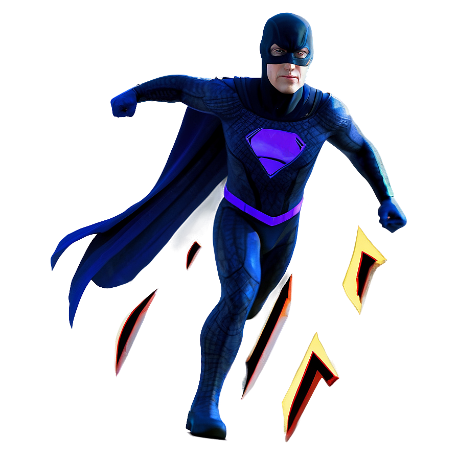 Superhero Villain Chase Png Wtd PNG Image