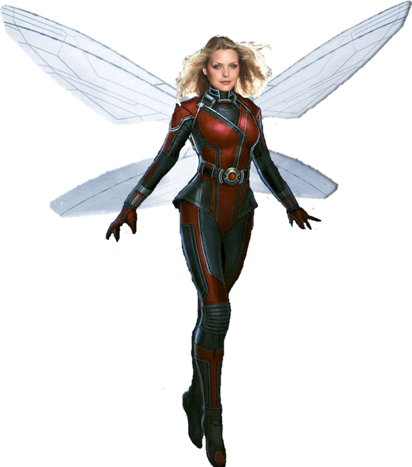 Superhero Wasp Costume PNG Image