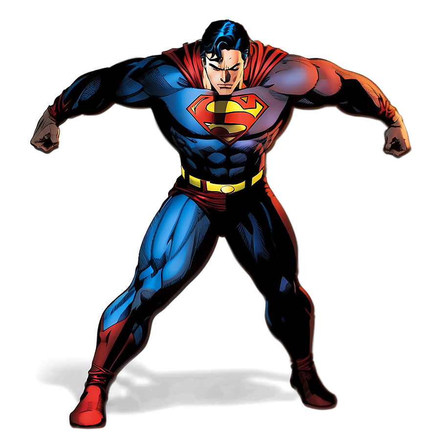 Superman Comic Art Png Dfa34 PNG Image