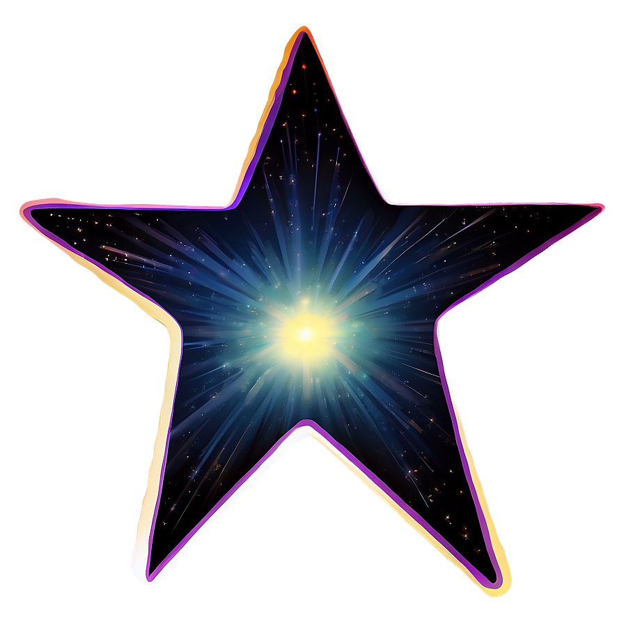 Supernova Star Outline Png Thg PNG Image