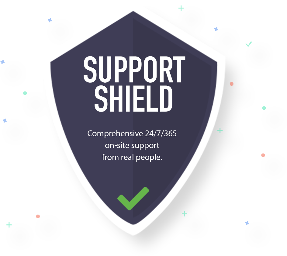 Support Shield Graphic PNG Image