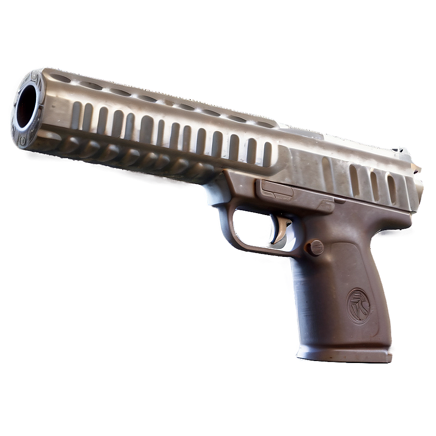 Suppressed Pistol Png Nto PNG Image