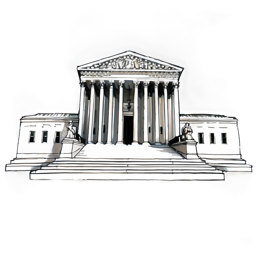 Supreme Court Sketch Png 99 PNG Image