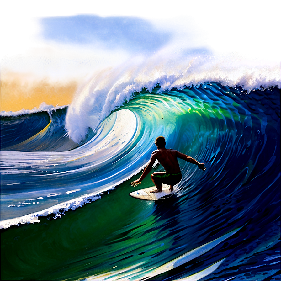 Surfing Reef Break Png Ckb96 PNG Image