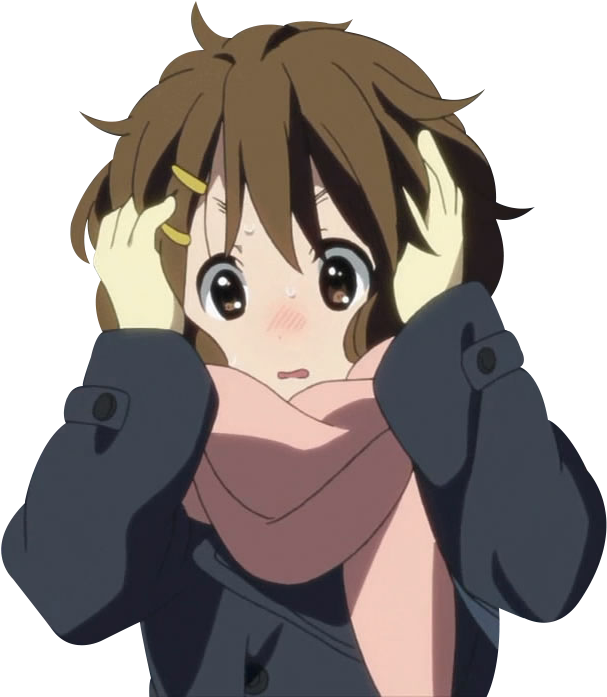 Surprised Anime Character.png PNG Image