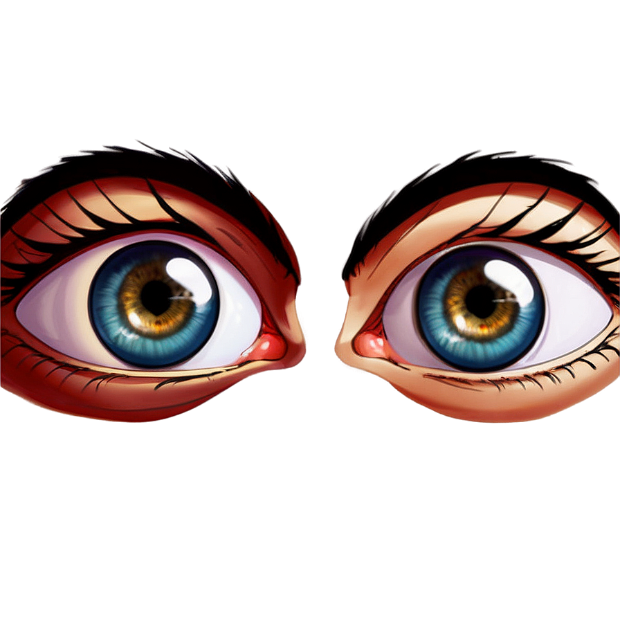 Surprised Anime Eyes Png Euk82 PNG Image