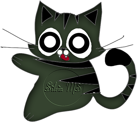 Surprised Cartoon Cat PNG Image