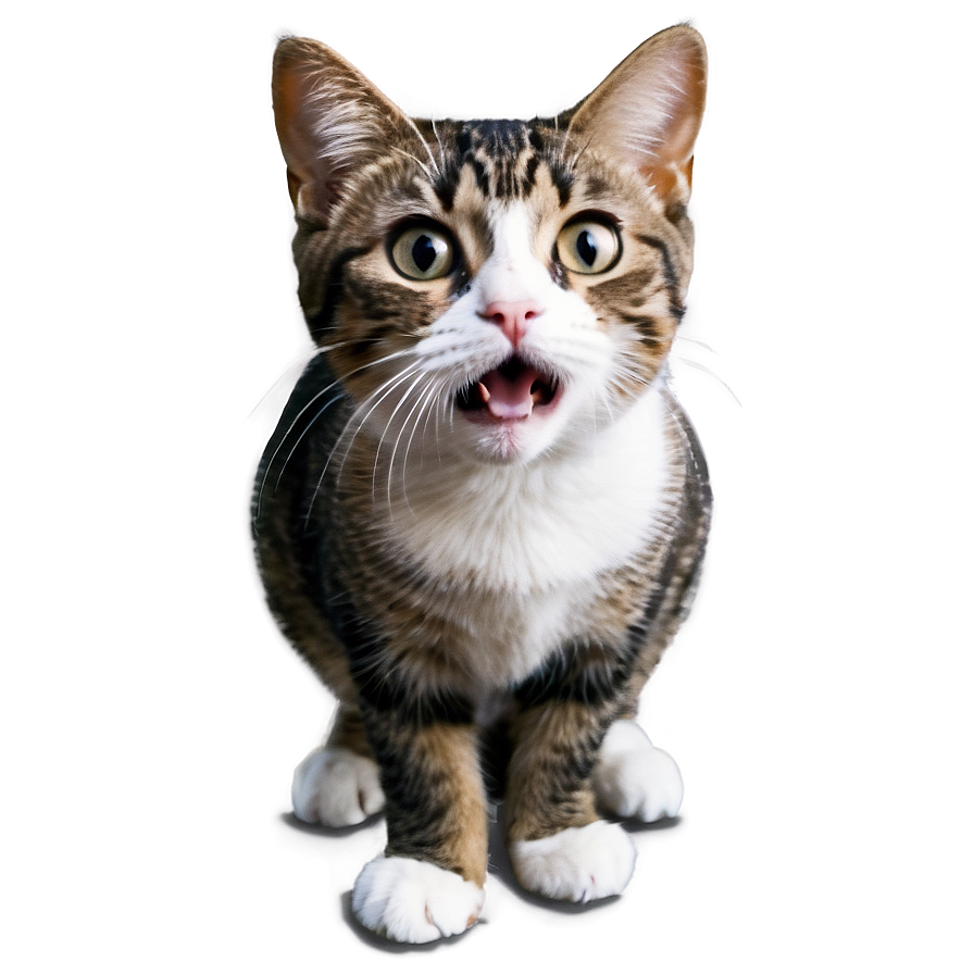 Surprised Cat Meme Png Qpv PNG Image