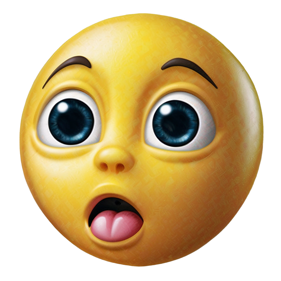 Surprised Emoji Reaction Png 05252024 PNG Image