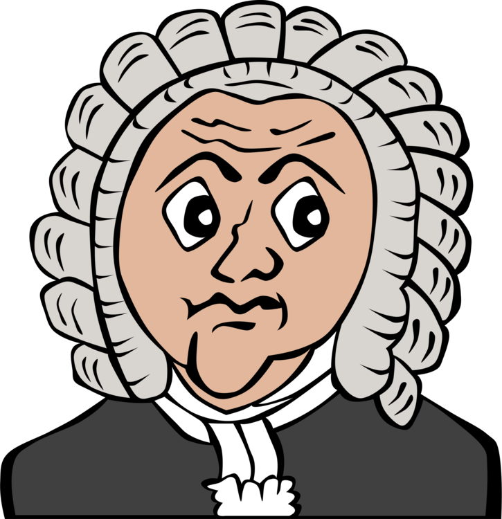 Surprised Judge Cartoon Character PNG Image