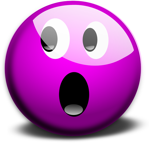 Surprised Purple Emoticon.png PNG Image