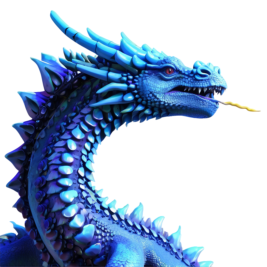 Surreal Blue Dragon Png 48 PNG Image