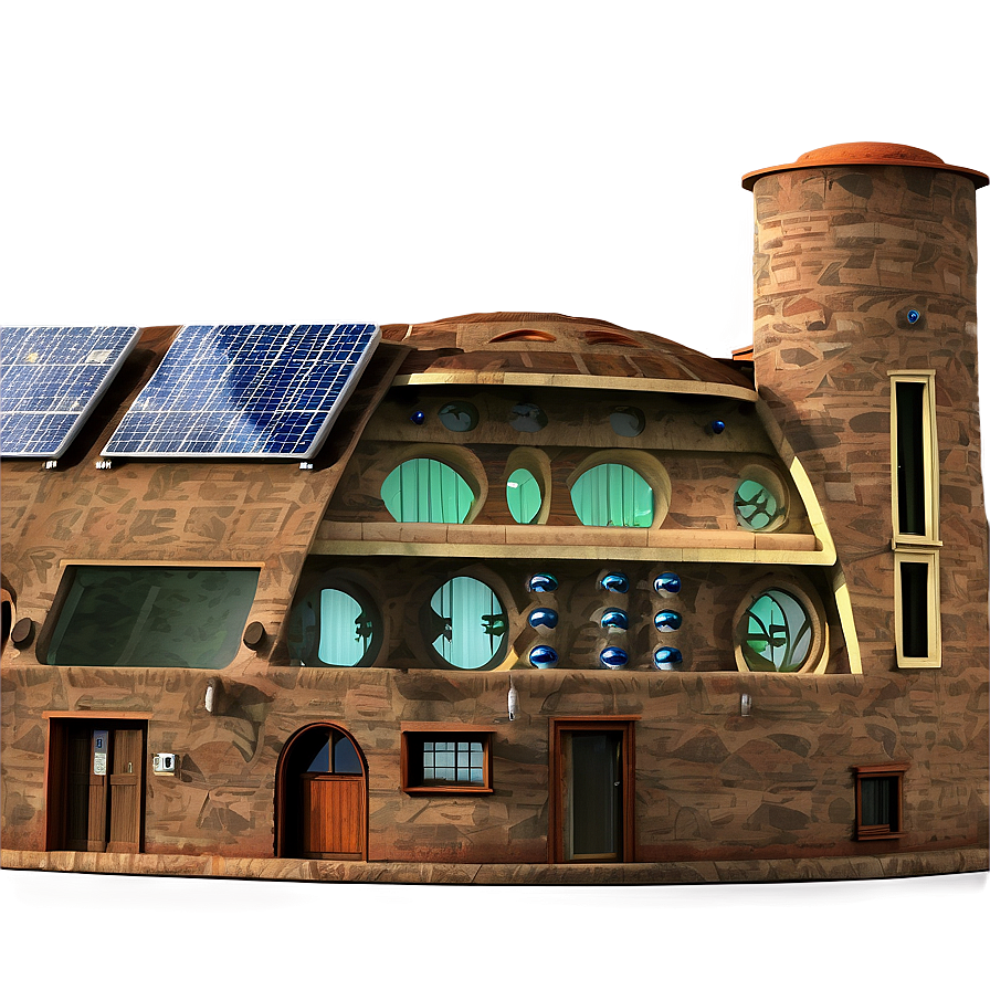 Sustainable Earthship Home Png Lhi PNG Image