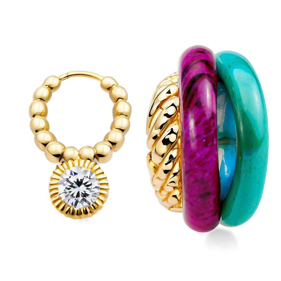 Sustainable Jewelry Selection Png Qdh31 PNG Image