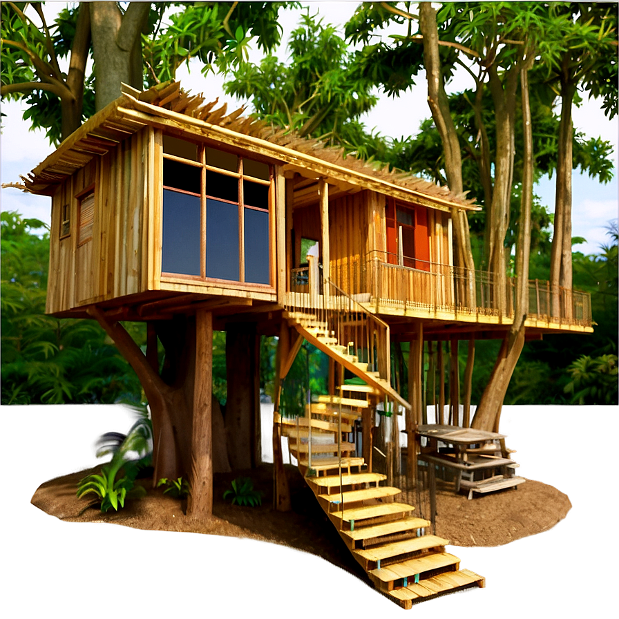 Sustainable Treehouse Living Png 55 PNG Image