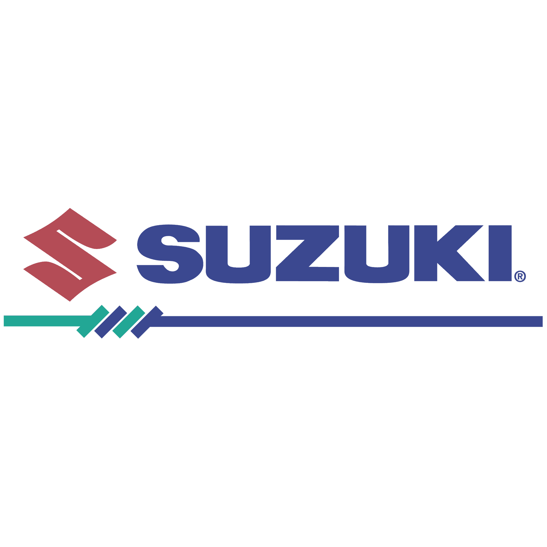 Suzuki Logo Blue Background PNG Image