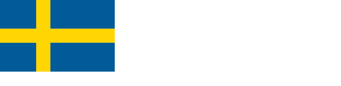 Sweden Flagand Country Name PNG Image