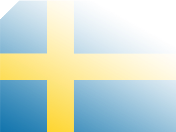 Swedish Flag Simple Background PNG Image