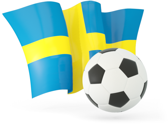 Swedish Football Patriotism PNG Image