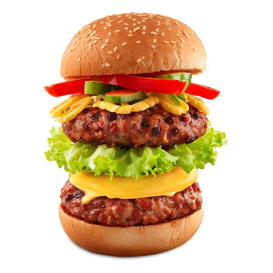 Sweet And Spicy Burger Png 16 PNG Image