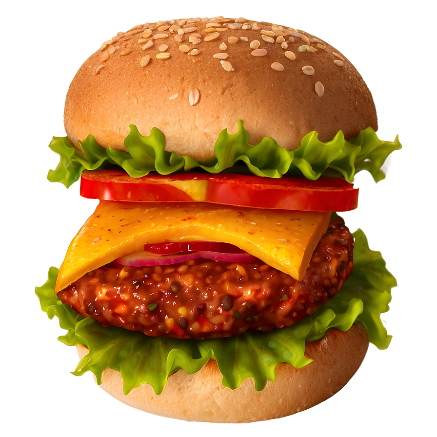 Sweet And Spicy Burger Png 5 PNG Image