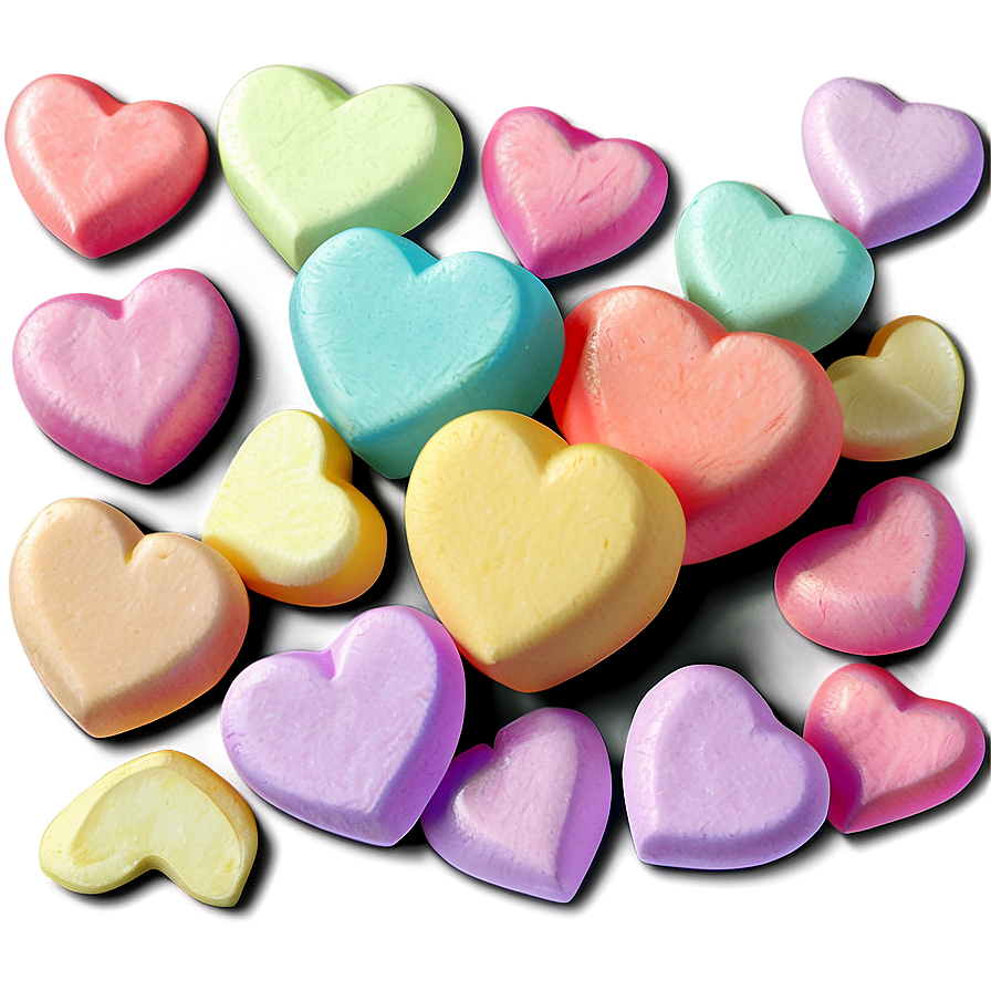 Sweet Conversation Hearts Png Mwv PNG Image