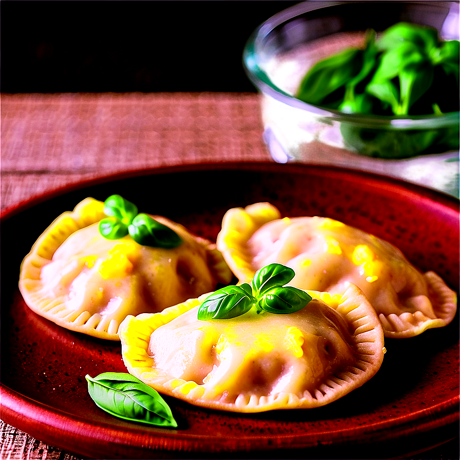 Sweet Corn And Basil Pierogi Png Nwt13 PNG Image