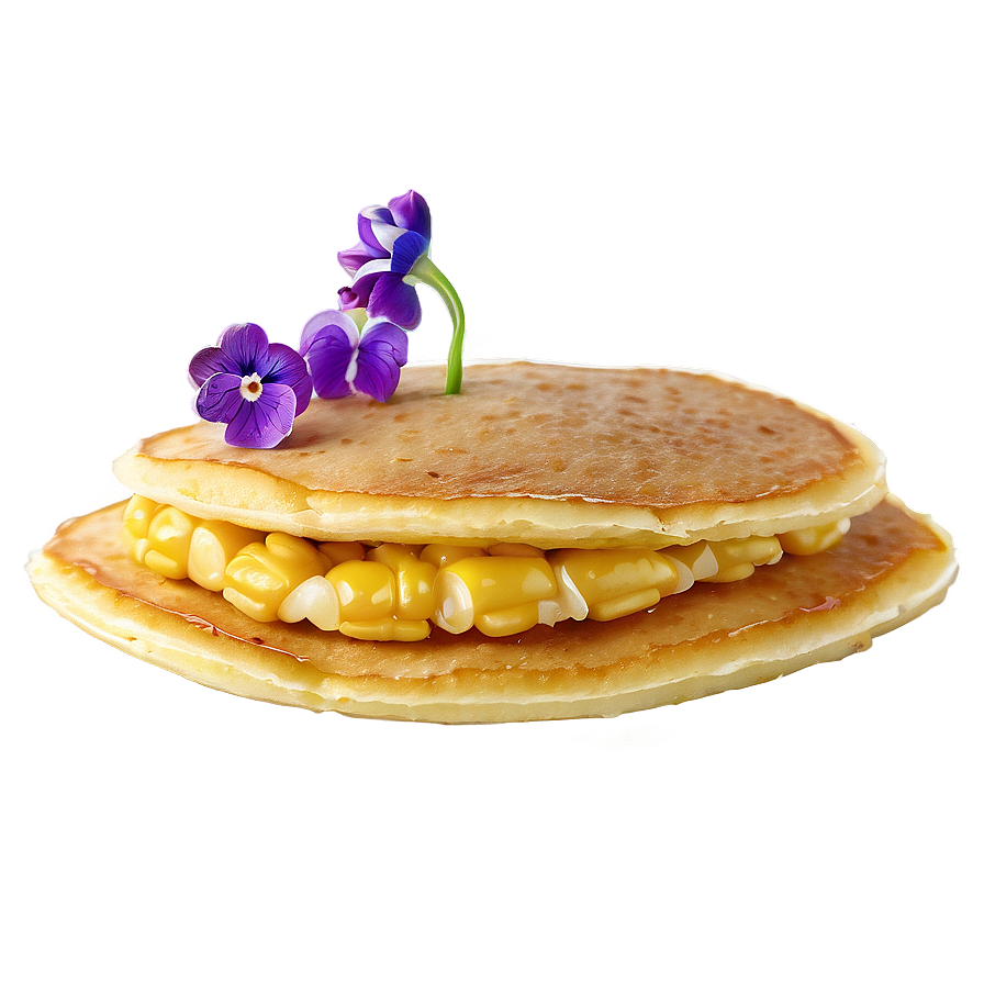 Sweet Corn Pancake Png Tih PNG Image