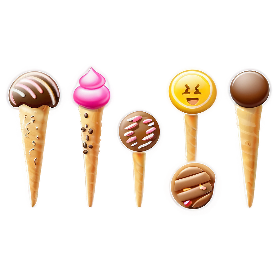 Sweet Food Emojis Png Dhe48 PNG Image