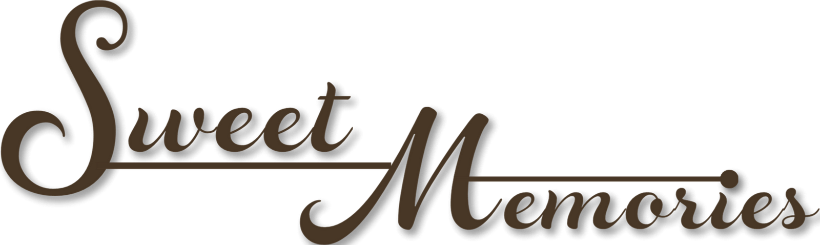 Sweet Memories Calligraphy PNG Image