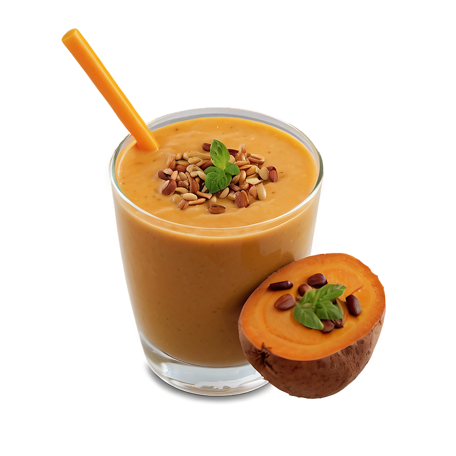 Sweet Potato Smoothie Png Yel PNG Image