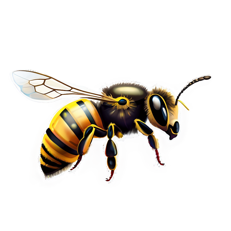 Sweet Summer Honey Bee Png Wun PNG Image