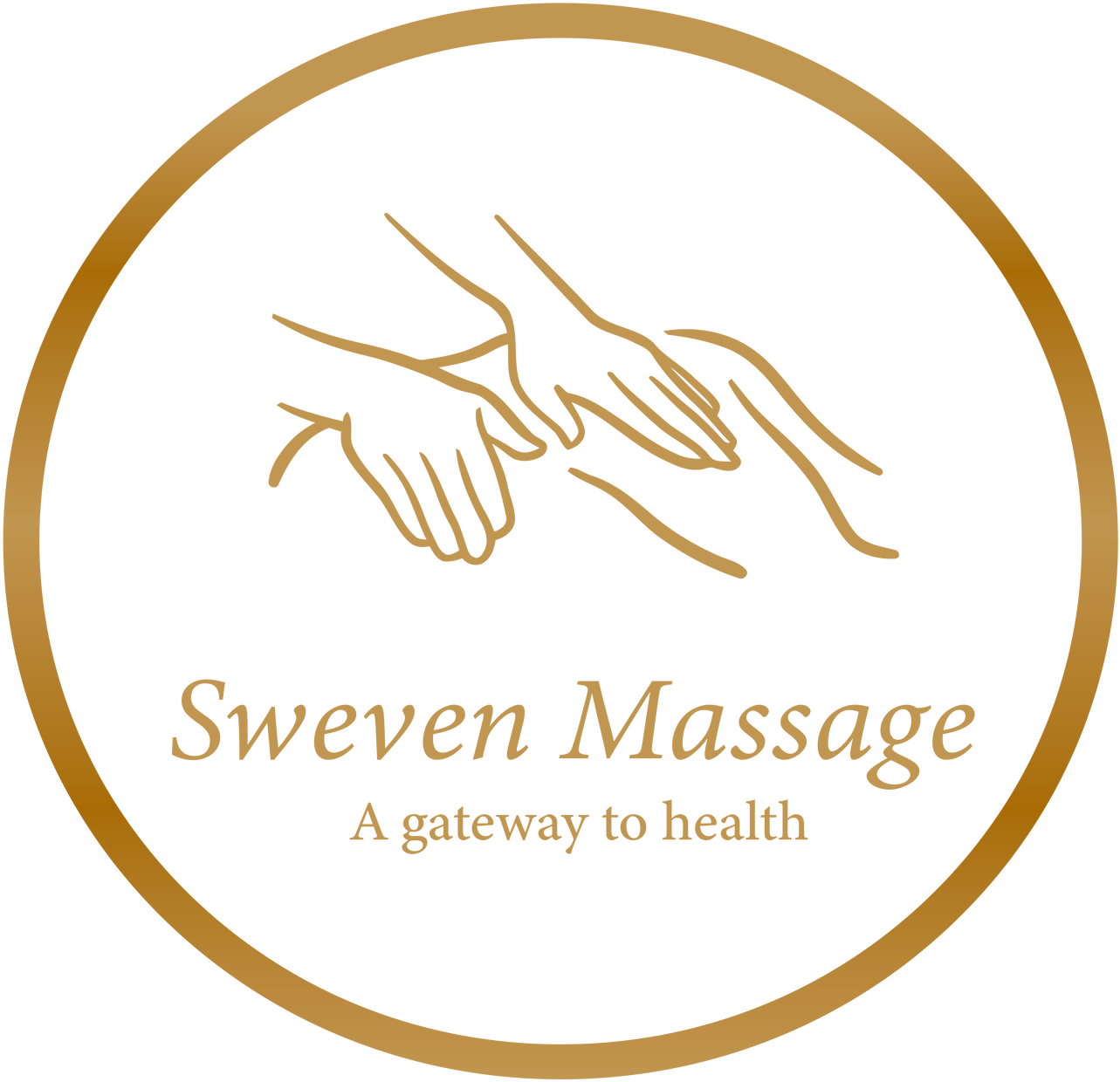 Swerven Massage Logo Design PNG Image