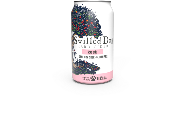 Swilled Dog Rose Hard Cider Can PNG Image