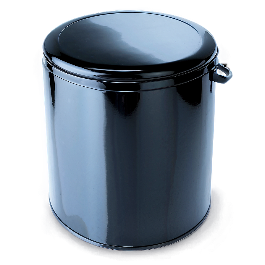 Swing Lid Bin Glossy Black Png Aim PNG Image