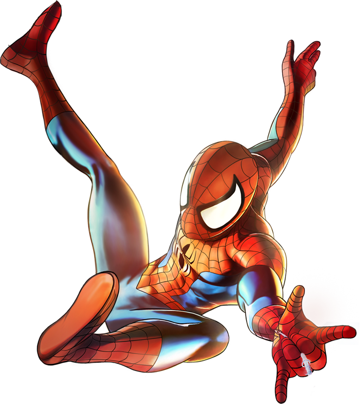 Swinging_ Spider Man_ Animation_ Style PNG Image