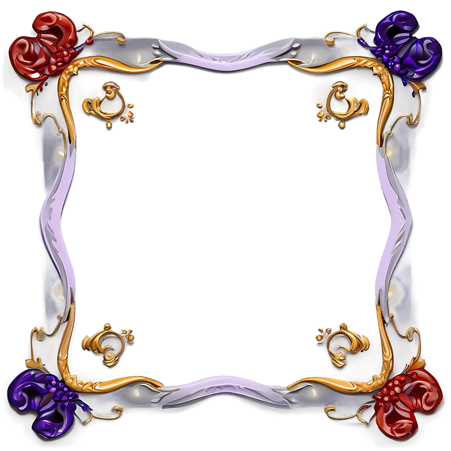 Swirl Frame Png Kpd80 PNG Image